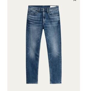 Rag N Bone Men’s Button Fly Fit 2 Slim leg Jeans 29 Dark distressed wash‎